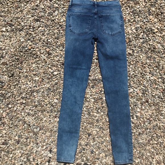 Free People skinny jeans turquoise size 25 - Picture 3 of 8